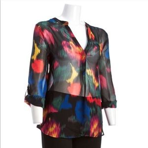 NWT Premise Studio Blouse Sheer Size M